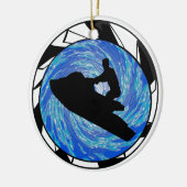 DE JET SKI KERAMISCH ORNAMENT (Links)