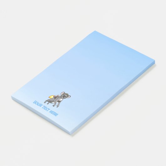 De Jetpackrit van de Koala Post-it® Notes (Schuin)