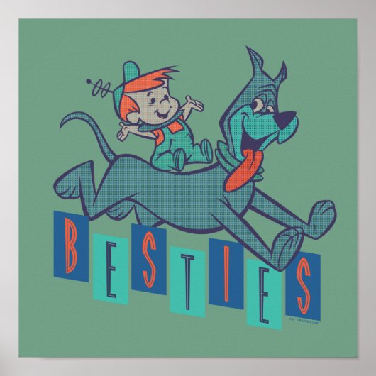 De Jetsons | Elroy & Astro Besties Poster (Voorkant)