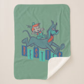 De Jetsons | Elroy & Astro Besties Sherpa Deken (Voorkant)