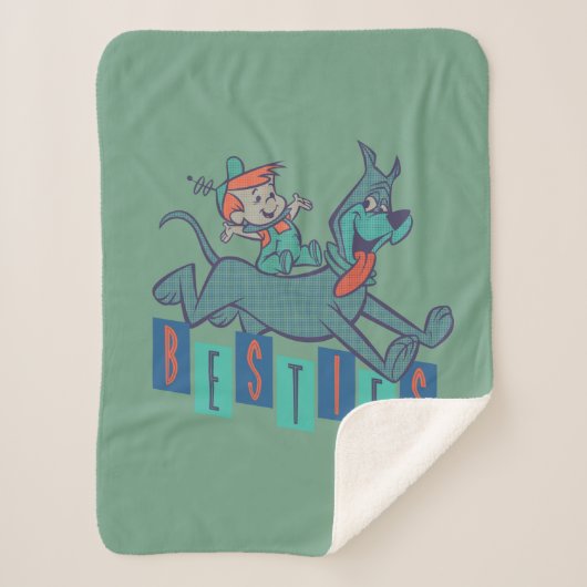 De Jetsons | Elroy & Astro Besties Sherpa Deken (Voorkant)
