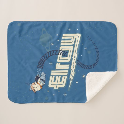 De Jetsons | Elroy BBUZZZZZZ Sherpa Deken (Voorkant (horizontaal))