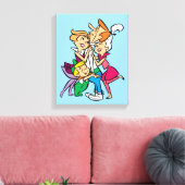 De Jetsons | Familie Canvas Afdruk (Insitu (Woonkamer))