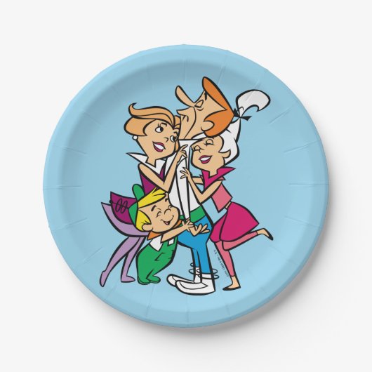 De Jetsons | Familie Papieren Bordje (Voorkant)