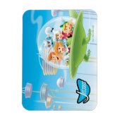 De Jetsons | Familie vliegende auto Magneet (Verticaal)