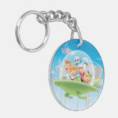 De Jetsons | Familie vliegende auto Sleutelhanger (Voorkant Links)