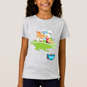 De Jetsons   Familie vliegende auto T-shirt