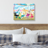 De Jetsons | Familiedanpartij Canvas Afdruk (Insitu (Slaapkamer))