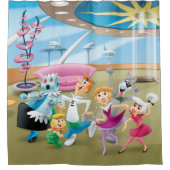 De Jetsons | Familiedanpartij Douchegordijn (Voorkant)