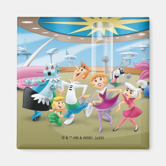 De Jetsons | Familiedanpartij Magneet (Voorkant)