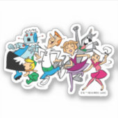 De Jetsons | Familiedanpartij Sticker (Voorkant)