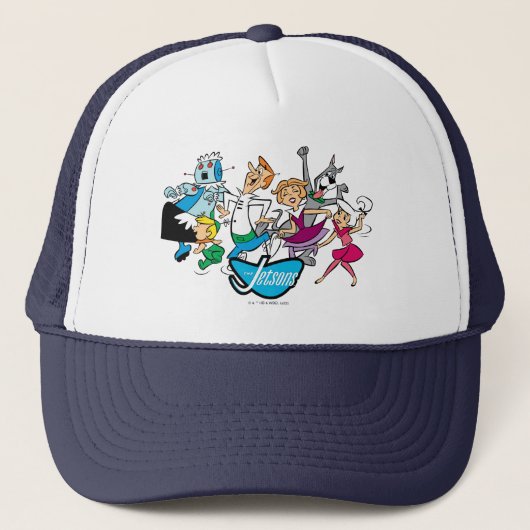 De Jetsons | Family Dance Party Trucker Hat Trucker Pet (Voorkant)