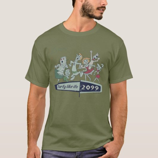 De Jetsons | Feestpartij 2099 T-shirt (Voorkant)