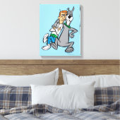De Jetsons | George & Astro Buddies Canvas Afdruk (Insitu (Slaapkamer))