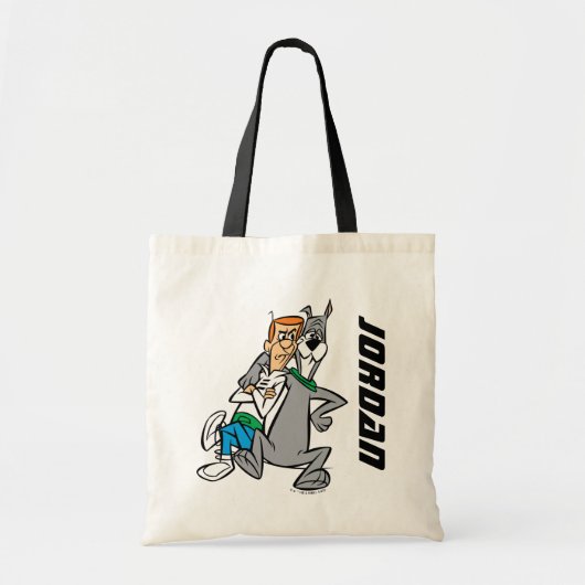De Jetsons | George & Astro Buddies | Naam toevoeg Tote Bag (Voorkant)