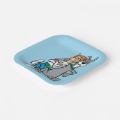 De Jetsons | George & Astro Buddies Papieren Bordje (Gebogen)