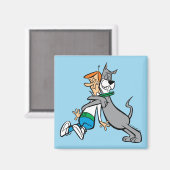 De Jetsons | George & Astro Hug Magneet (Voorkant / Achterkant)