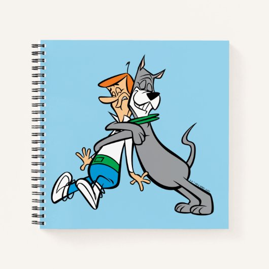 De Jetsons | George & Astro Hug Notitieboek (Voorkant)