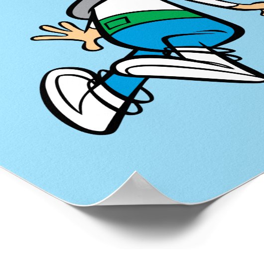 De Jetsons | George & Astro Hug Poster (Hoek)