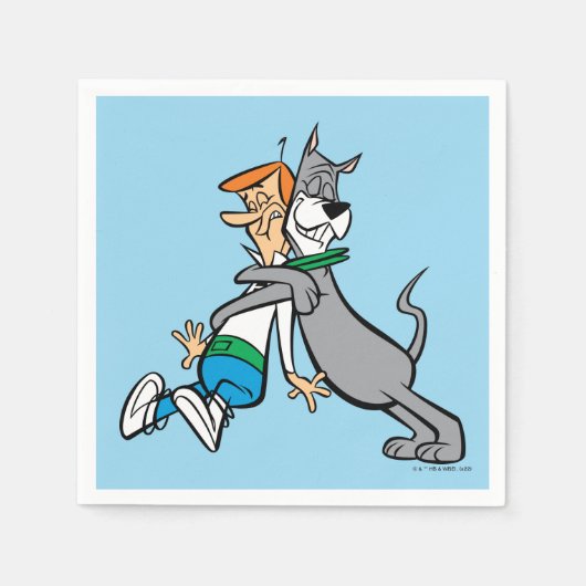De Jetsons | George & Astro Hug Servet (Voorkant)
