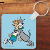 De Jetsons | George & Astro Hug Sleutelhanger (Achterkant)