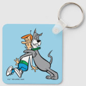 De Jetsons | George & Astro Hug Sleutelhanger (Achterkant)