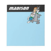 De Jetsons | George & Astro | Jouw namen toevoegen Notitieblok (Voorkant)