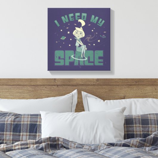 De Jetsons | Ik heb mijn ruimte nodig Canvas Afdruk (Insitu (Slaapkamer))