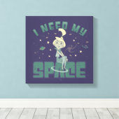 De Jetsons | Ik heb mijn ruimte nodig Canvas Afdruk (Insitu (Houten vloer))