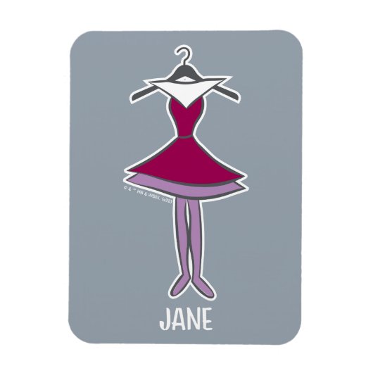De Jetsons | Jane's Dress Magneet (Verticaal)