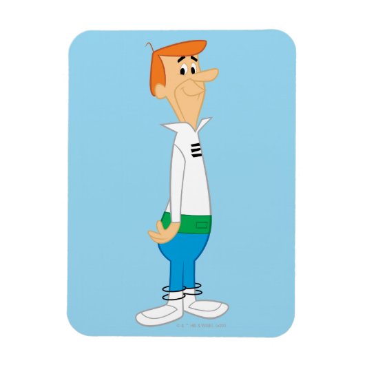 De Jetsons | Meet George Jetson Magneet (Verticaal)