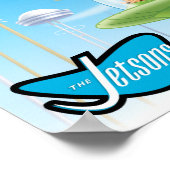 De Jetsons | Poster van de gezins- en vliegauto (Hoek)