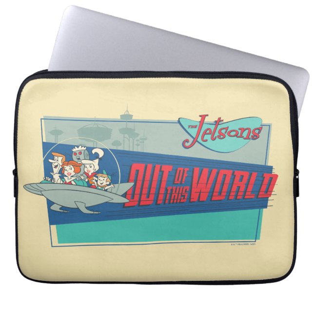 De Jetsons | Uit deze wereld Laptop Sleeve (Voorkant)