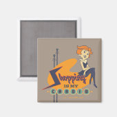 De Jetsons | Winkelen is mijn therapie Magneet (Voorkant / Achterkant)