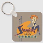 De Jetsons | Winkelen is mijn therapie Sleutelhanger (Voorkant)