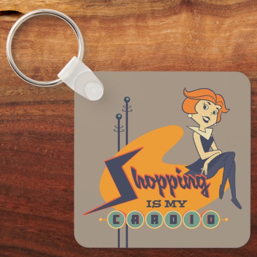 De Jetsons | Winkelen is mijn therapie Sleutelhanger (Voorkant)