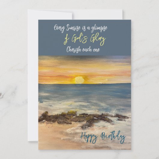 De Jetty Birthday Notecard Bedankkaart (Voorkant)