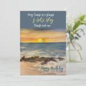 De Jetty Birthday Notecard Bedankkaart (Staand voorkant)