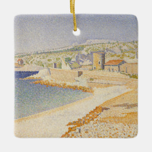 De Jetty in Cassis Keramisch Ornament