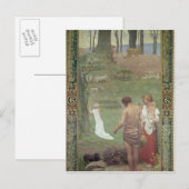 De jeugd van St. Genevieve Briefkaart (Voorkant / Achterkant)