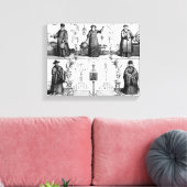 De jezuïeten in China Canvas Afdruk (Insitu (Woonkamer))