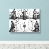 De jezuïeten in China Canvas Afdruk (Insitu (Houten vloer))