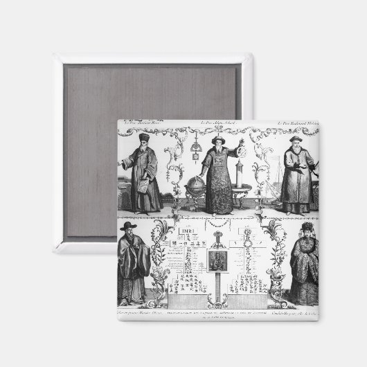 De jezuïeten in China Magneet (Voorkant / Achterkant)