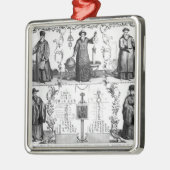 De jezuïeten in China Metalen Ornament (Links)