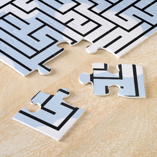 DE JIGSAW MAZE PUZZLE - nummer 1 Legpuzzel (Zijkant)