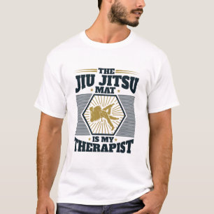 De Jiu Jitsu Mat is mijn therapeut T-shirt