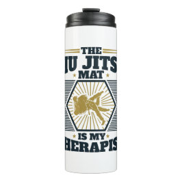 De Jiu Jitsu Mat is mijn therapeut Thermosbeker