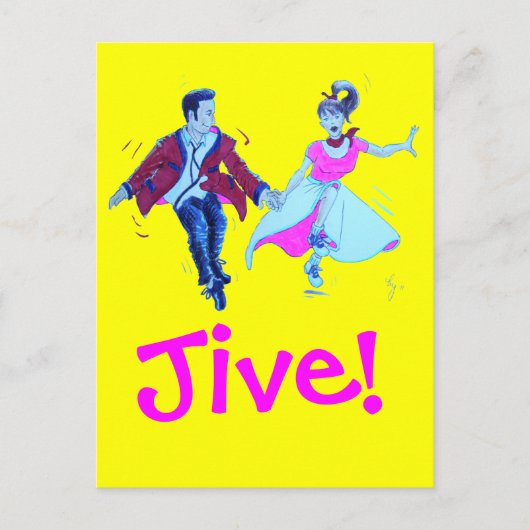 De Jivers. Briefkaart (Voorkant)