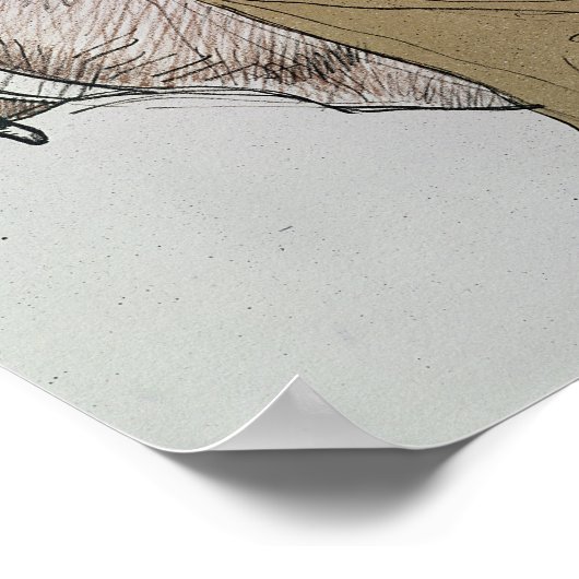 De jockey leidde tot het begin poster (Hoek)