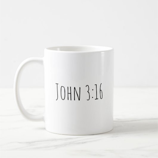 De "Johannes 3:16" mok (Links)